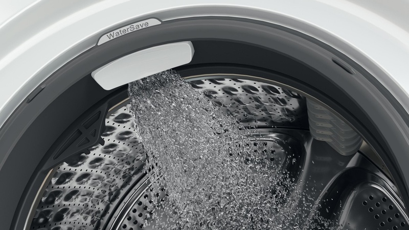 Technológia WaterSave Whirlpool spredu plnená práčka